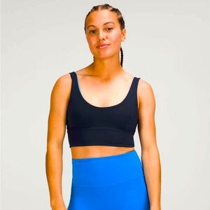 lululemon reversible align bra true navy & poolside